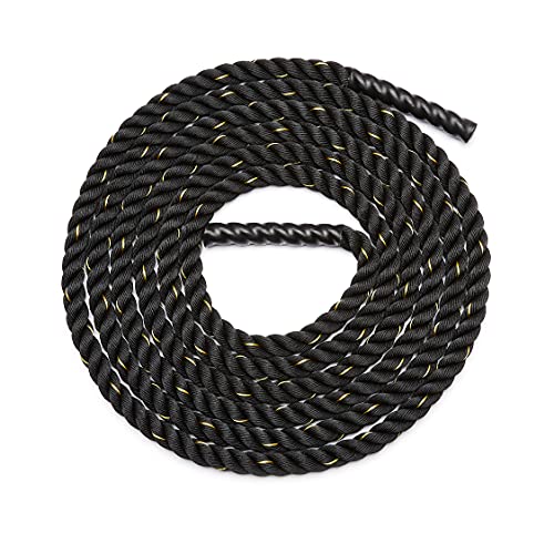 Amazon Basics Battle Rope for Home Gym Workout, Exercise Training Equipment - style: 2 Inch x 30 Feet