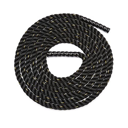 Amazon Basics Battle Rope for Home Gym Workout, Exercise Training Equipment - style: 2 Inch x 30 Feet