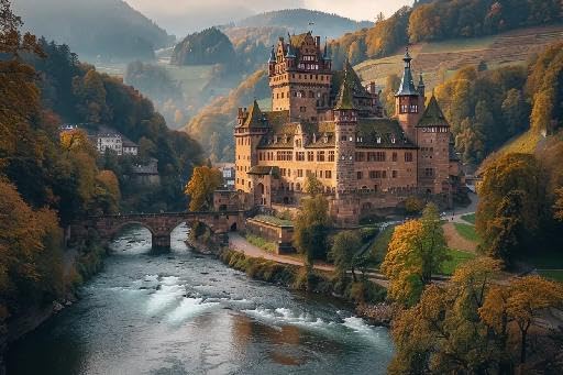 Heidelberg Castle Germany Jigsaw Puzzle 300 Piece for Adults Wooden Travel Gift - color: Puzzles-14, size: 300pcs