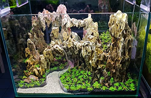 Aquarium Ohko Dragon Stone Rock Mixed Sizes - size: 10 LB