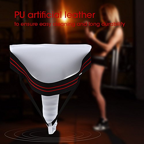Women Groin Guard, Women Taekwondo Groin Guard Boxing Karate Jockstrap Sanda Crotch Protector - size: Large