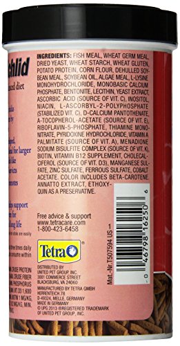 Tetra Cichlid Floating Cichlid Sticks Fish Food, 5.65 oz - size: 5.65 Ounce (Pack of 1)