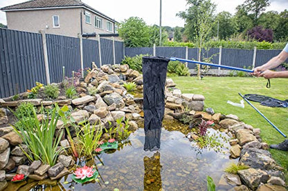 Pond H2o Heavy Duty Waterproof Koi Fish Transport Sock 36" with 15 Inch (40cm) Handle, Koi Sock Net Safely Transfer Pond Fish, Holds Water to Protect Fish