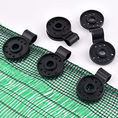Shade Cloth Plastic Clips, 100PCS Shade Cloth Heavy Duty Lock Grip, 2023 New Shade Cloth Clips, Shade Cloth Plastic Clips Mesh Clip, Shade Cloth Lock Grip, Shade Round Plastic Black Clips (30PCS) - color: 30PCS
