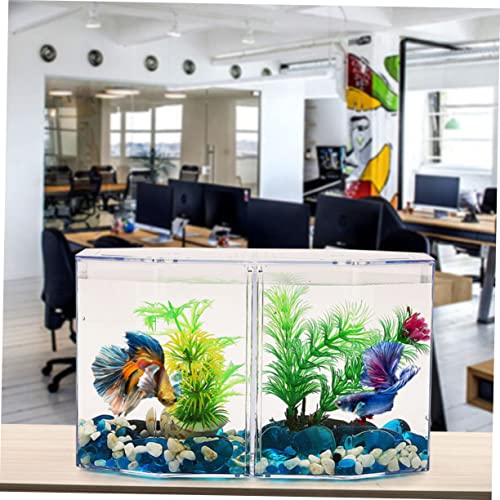 VICASKY Multi-Function Isolation Box for Fish Breeding and Incubation Tank for Sick Aggressive Fish Aquarium Divider for Easy Installation and Cleaning