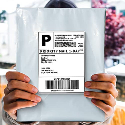 POLYSELLS 10x13 White Poly Mailers 100 Pack Self Seal Shipping Bags | Waterproof tear resistant opaque mailing envelopes for clothing apparel accessories ecommerce sellers for small business - size: 10" X 13"