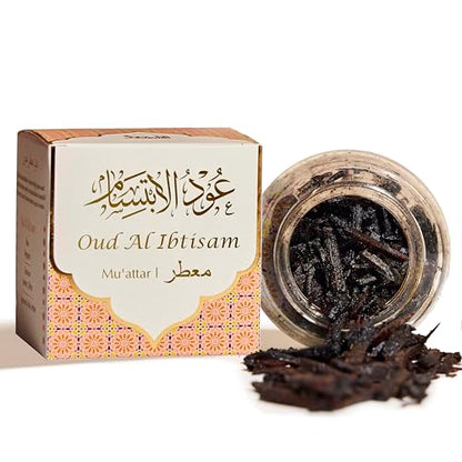 Oud Al Ibtisam Muattar Bakhoor by Dukhni | Aromatic Oud Chips, Islamic Gift - color: Ibtisam