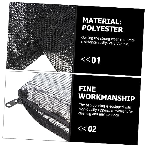 STOBAZA 15Pcs Zipper Bags for Aquarium Mesh Pouches for Fish Tank Filtration for Carbon Prevents Fines from Washing