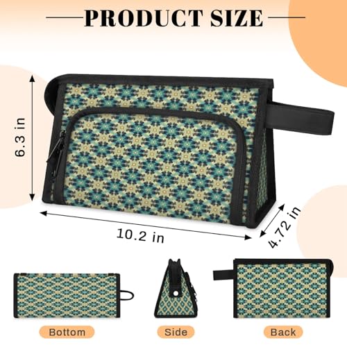 Travel Makeup Bag for Women Men Unisex Islamic Ethnic Theme Multipurpose Cosmetic Wash Pouch Bag Toiletry Toiletries Shower Bag Organizer