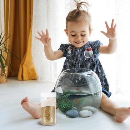 2pcs Creative Fish Food Storage Bottles with Multi-Holes, Portable Aquarium Feeding Containers for Fish Tanks, White Plastic Feeding Bottles for Aquatic Pets