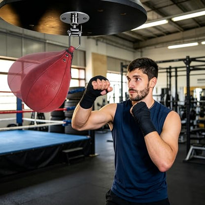 Speed Bag, Speed Punching Bag, Boxing Ball, Punching Dodge Striking Bag for Boxing Training Home Gym Sports Fitness - color: Red