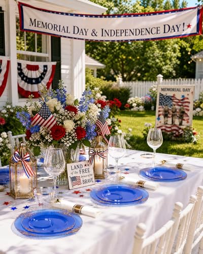 Nervure 175PCS Clear Blue Plastic Plates - Plastic Dinnerware Set Include 25Dinner Plates, 25Dessert Plates, 25Cups, 25Forks, 25Knives, 25Spoons, 25Napkins Perfect for Wedding & Party - color: Transparent Blue, style: 175Pcs(25Guests)