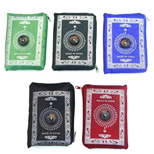 Portable Prayer Mat Rug with Vintage Pattern E
