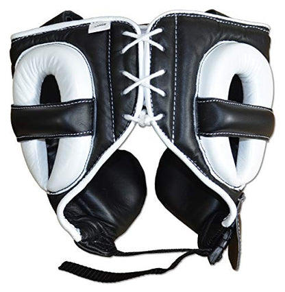 Ring to Cage 2.0 Japanese Style Leather Sparring Headgear - size: Medium(19” to 22” Head circumference)
