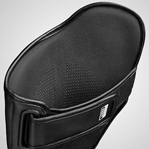 Hayabusa T3 Striking Shinguards - Men and Women | MMA Protection, Muay Thai Kickboxing, Sparring Pads, Martial Arts Gear, Adjustable Straps, Impact Padding, Elastic Fit - color: Black, size: Medium
