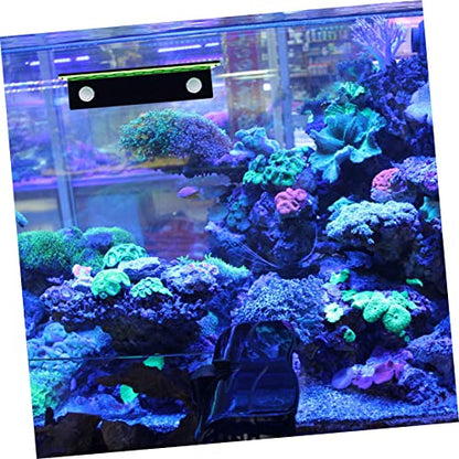 FOMIYES Coral Propagation Support Coral Bracket Multi-Slot Coral Reef Rack Decorative Coral Holder Ceramic Dust Bath House Shelves Brackets Shelf Brackets Acrylic Luxurious Fish Tank, 24X10.5X5.5CM