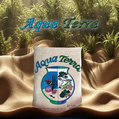Aqua Terra Aquarium Natural Tan Sand, 5 lbs - Optimal pH Balance, Enhanced Water Clarity, Natural Aesthetic Appeal, Easy Maintenance, Eco-Friendly Health