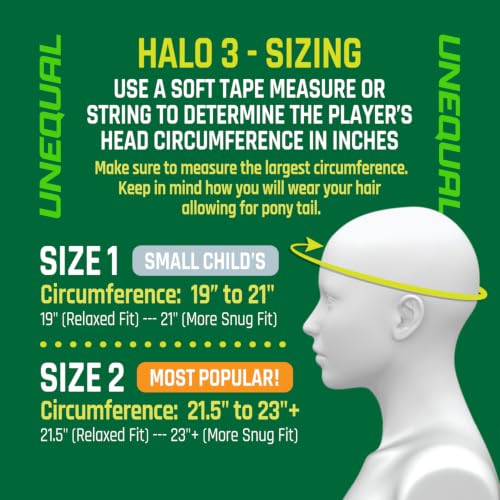 Unequal Halo 3 Lightweight Protective Headgear (2 oz.), with Military-Grade Patented Composite, Coated Aramid Fabric, Airilon Comfort Foam - size: Size 2 (21" and above)