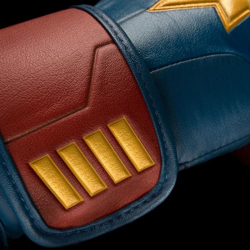 Hayabusa Marvel Hero Elite Boxing Gloves | Sparring and Training, Muay Thai Kickboxing, Fight Ready, Licensed Design, Padded Knuckle, 10oz 12oz 16oz, Men and Women - color: Captain Marvel, size: 16oz