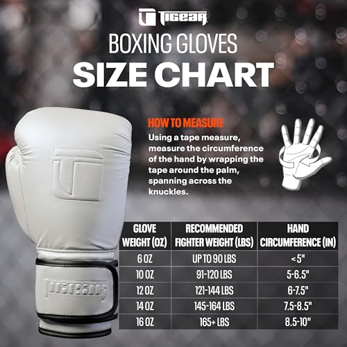 Tigear APEX5 Boxing Gloves – Chrome Luxe | Boxing, Muay Thai, MMA & Heavy Bag Training | 100% Buffalo Leather