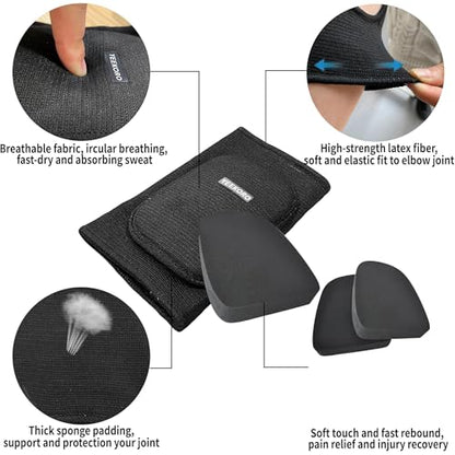 Kids Elbow Pads, Breathable Elbow Protector for Boys Girls - size: YS-2 pack