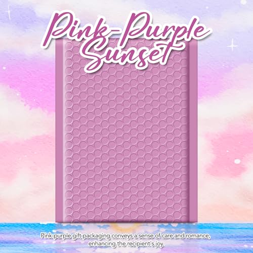 Fuxury Bubble Mailers 6x10 Inch Padded Envelopes 100 Pack Usable Size 6x9" | Self Seal Bubble Envelopes Strong Adhesion Padded Mailers Shipping Bag for Mailing Jewelry Small Business,Pinkish Purple #0 - color: Pinkish Purple, size: 6x10" 100PC