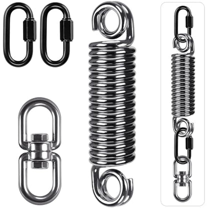SELEWARE Boxing Punching Bag Hanger, Heavy Bag Hanger Bracket for Heavy Bag Boxing Muay Thai Training Hardware - color: Heavy Bag Spring with Close Swivel