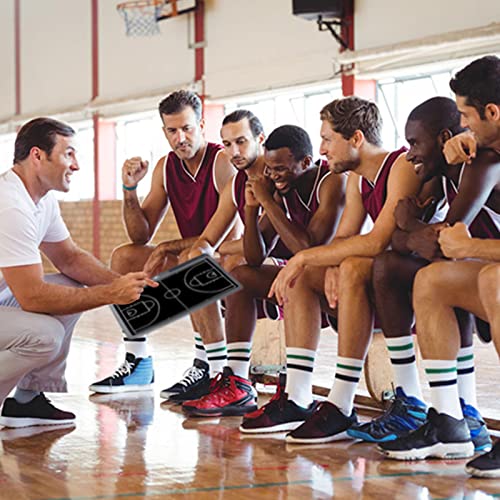 Pure Vie Electronic Basketball Coaching Board LCD Blackboard with Stylus | Portable Basketball Strategy Dry Erase Clipboard for Coaches Training and Matches, Sporting Gifts Daily Assistant Equipment