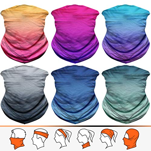 JOEYOUNG Headwear, Bandana, Neck Gaiter Head Wrap Headband Balaclava Magic Scarf - color: A-gradient