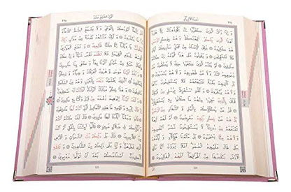 Special Red Velvet Quran (Red, Gilded, Sealed) | Gift to Everyone (Pocket Size 8x11 cm, Light Pink)