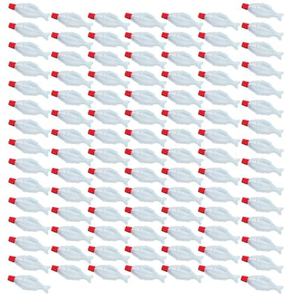 Japanese Soy Sauce Fish-shaped Bottles Tarebin 4ml 100pcs, Made in Japan for Bento Box, Mini Disposable Bottles, Kitchen, Seasoning, Dressing, Sauce - size: 100pcs