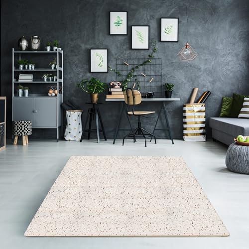 Sorbus Wood Grain Floor Mats Foam Interlocking Mats Each Tile 1 Square Foot 3/8-Inch Thick Flooring Wood Mat Tiles - Home Office Playroom Basement Trade Show (16 Tiles,16 Sq ft, Terrazzo) - color: Terrazzo