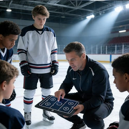 Electronic Hockey Coaching Boards, Portable Erasable Pro Strategy Board for Training Teaching Competition Command,Tactical Drawing Tablet Coach Gifts