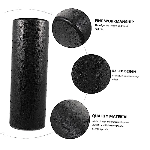 High Density Yoga Roller for Muscle Recovery Durable Foam Massage Roller for Back Neck Legs Shoulders Material Yoga Accessories - size: 45X15X15cm