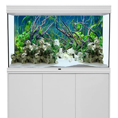 AWERT 48x24 inches Tropical Fish Tank Background River Bed & Lake Aquatic Plant Undersea Tree Branch Aquarium Background Vinyl - size: 48x24in/120x60cm