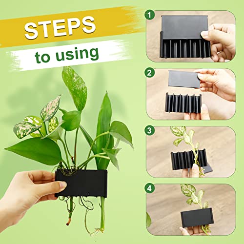 Aquarium Plant Holder with 5 Hole, Plastic Aquatic Plant Pot, Aquarium Planter Cups for Aquarium Plants Live, Aquarium Decor for Fish Tank Live Plants, 1.5inch - size: 1.5 Inch