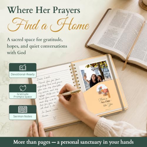 Only Zest Hardcover Blank Christian Notebook – 140 Pages, No One Like You | Lined Pages with Bible Verse Cover – Inspirational Writing Spiral Notebook for Bible Study and Prayer - color: No One-Yellow