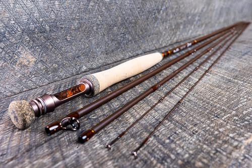 Moonshine Rod Company Fly Fishing Rod with Carrying Case and Extra Rod Tip - size: 5WT- 9', style: Trout Fishing