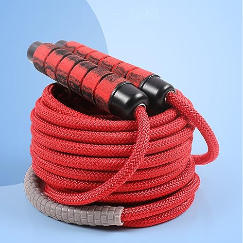 23 FT Long Jump Rope for Kids Adults,Double Dutch Jump Rope,Adjustable Skipping Ropes with High-strength Nylon Braided Rope Core,360°Rotation Not Entangled,Long Enough for 4-6 Jumpers.