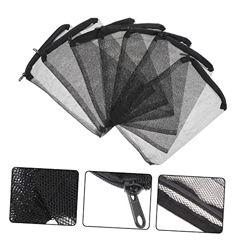 STOBAZA 15Pcs Zipper Bags for Aquarium Mesh Pouches for Fish Tank Filtration for Carbon Prevents Fines from Washing