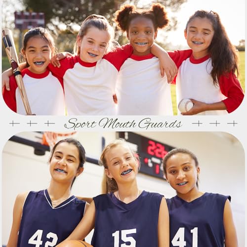 Yaomiao 2 Pcs Mouth Guards Christian Teeth Guards Sport Game Guard & Case Religious MouthGuard Soccer Football Basketball Baseball Wrestling Lacrosse Rugby Boxing Taekwondo - size: Adult, style: Black & Philip