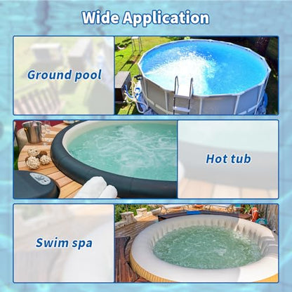 7305 Check Valve Compatible with Ground Pool, Tub & Spa System 180-Dgree Straight Through Flow Fit for Spas Replacement for Jand y Check Valve 2 inch to 2 1/2 Inch