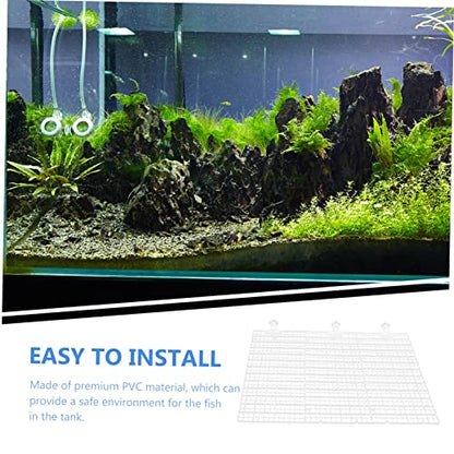 Abaodam 1set Fish Tank Divider Aquarium Isolation Board for Breeding Separation Transparent Cups for Fish Tank Supplies - color: Transparent