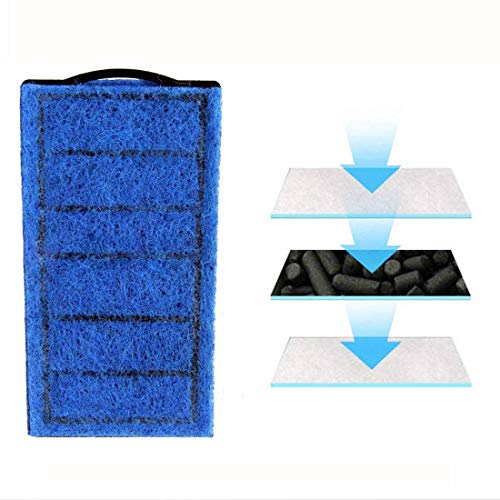 5PCS Filter Cartridges Replacement for Turtle Tank Filter Aquarium Internal Filter Accessories, 5 PCS Filter Cartridges