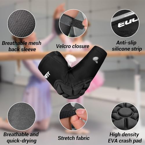 EULANT Soft Elbow Pads and Knee Pads for Kids Basketball Soccer,Breathable & Lightweight Compression Elbow and Knee Pad Guards,Sports Gear for Baseball Football Volleyball Wrestling Cycling(Large) - size: Kids Suit L(Elbow L+Knee L)