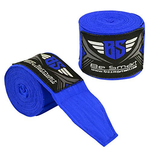 Boxing Hand Wraps 180" Wrist Bandages Fist Inner Gloves MMA,UFC, Muay Thai Pair - color: Blue, size: 4.5m