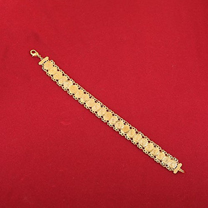Small Cute Gold Plated Islamic Muslim Arab Money Coins Bracelet for Women Jewelry Bangle - style: Style A