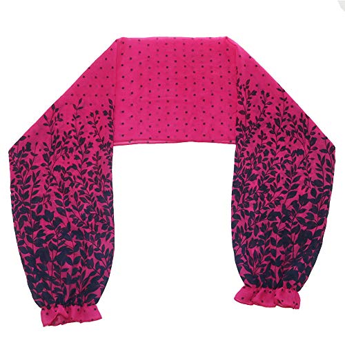 Sunscreen Long sleeves shawl UV Protection Sleeves Shawl Arm Sleeves for Women Golfing Riding Outdoor Activities - color: B-rosy
