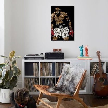ART.COM Wall Art Print Muhammad Ali by Cristian Mielu, 24" x 36" - color: Print Only, size: 36"L x 24"W, style: Unframed