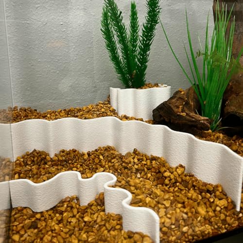 Chatelet REEFSHAPE Aquarium or Terrarium Substrate Cliffs Combo Pack | Separate Substrate Layers in Aquariums or Terrariums to Create Cliffs & Depth | Made in USA (Cliff Combo, White) - color: Cliff Combo, White